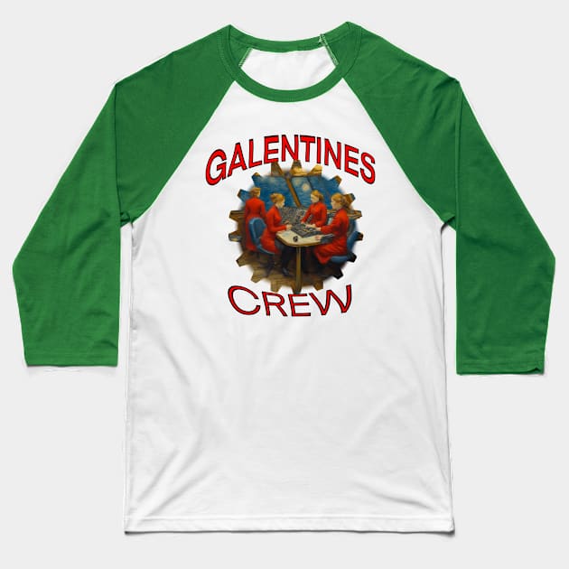 Galentines crew Van Gogh style Baseball T-Shirt by sailorsam1805